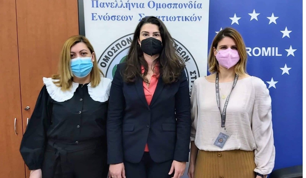 Συνάντηση της Γραμματείας Ισότητας Φύλων με την Σύμβουλο της Ευρώπης κ. Ανδριάνα Κωστοπούλου