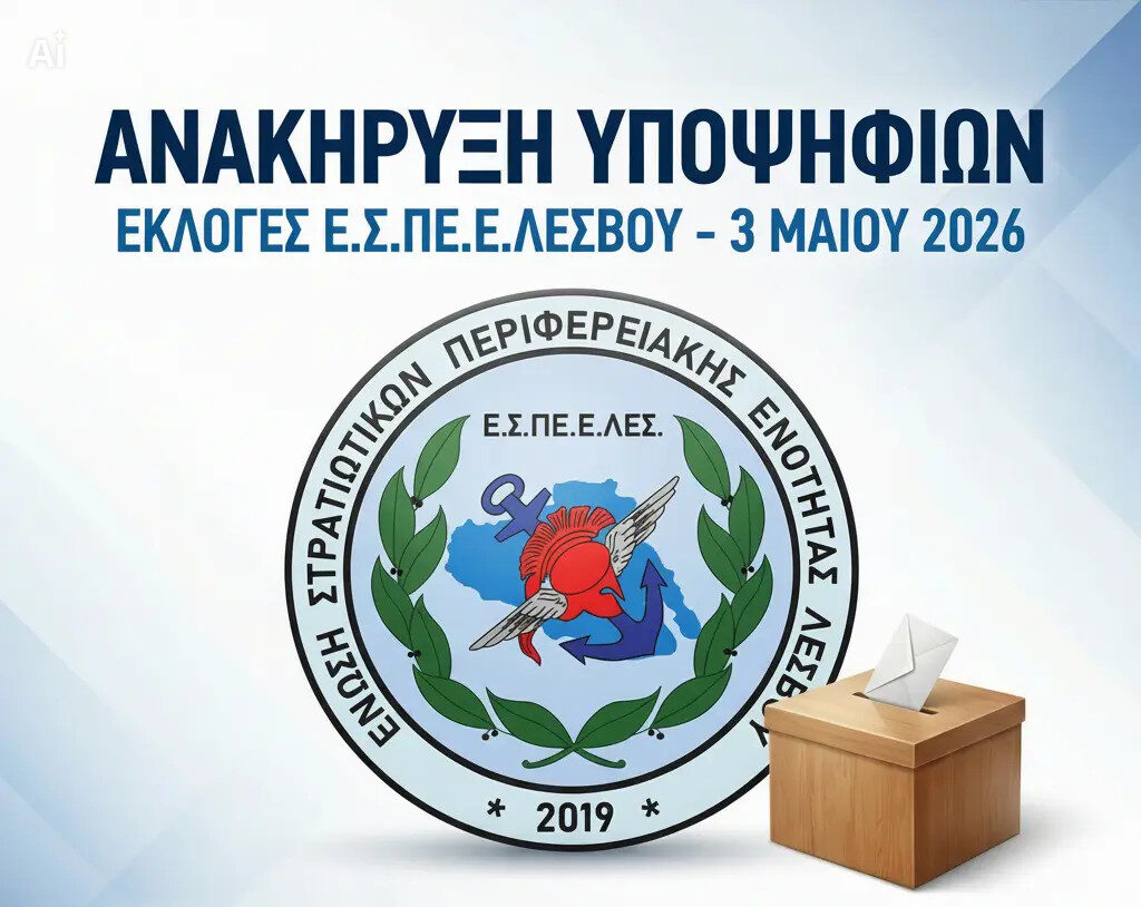 Ανακήρυξη Υποψήφιων για Εκλογές Ε.Σ.ΠΕ.Ε.ΛΕΣ. 2026